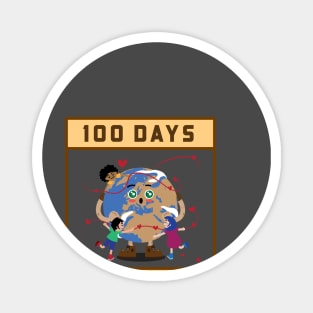 100 days of school Magnet